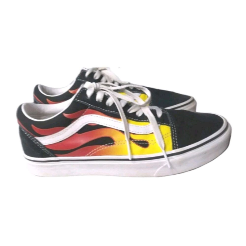 VANS Old Skool Flames 2017 Shoes Men's Size 8 Sneakers
